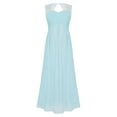 thumbnail image 1 of iiniim Kids Girls Lace Pleated Junior Bridesmaid Wedding Party Dress Formal Maxi Ball Gown, 1 of 7