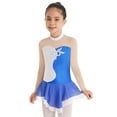 thumbnail image 1 of iiniim Kids Girls Long Sleeve Skirted Leotards Ballet Figure Ice Skating Dance Dress 6-16, 1 of 7