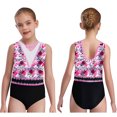 thumbnail image 1 of iiniim Kids Girls Patchwork Printed Dance Leotard Figure Skating Performance Costume Shiny Rhinestone Bodysuit Plaid 8, 1 of 7