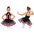 thumbnail image 1 of iiniim Girls Sequined Ballet Tutu Dress Sleeveless Halter Neck Sparkly Jazz Cha Cha Dance Stage Performance Rose 8, 1 of 7