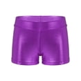 thumbnail image 1 of iiniim Kids Girls Shiny Metallic Ballet Dance Shorts Athletic Gym Gymnastics Yoga Workout Shorts Bottoms, 1 of 7