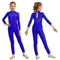 thumbnail image 1 of iiniim Gymnastics Unitards for Girls Long Sleeve Gymnastics Leotard Full Body Bodysuit Dance Figure Skating Jumpsuit Royal Blue 8, 1 of 7
