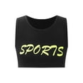 thumbnail image 1 of iiniim Kids Girls Sleeveless Athletic Crop Top Gymnastics Dance Racer Back Sports Bra Size 6-16 A Fluorescent Green 10, 1 of 7