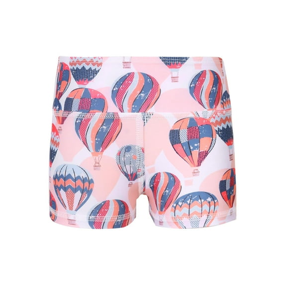 iiniim Kids Girls Tie Dye Boy-Cut Shorts Bottoms Gymnastics Sports Workout Shorts Activewear