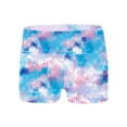 thumbnail image 1 of iiniim Kids Girls Tie Dye Boy-Cut Shorts Bottoms Gymnastics Sports Workout Shorts Activewear, 1 of 7