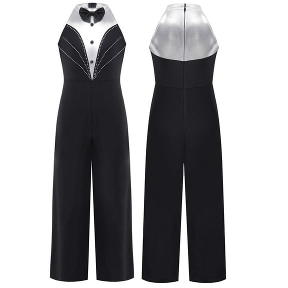 iiniim Leotards for Girls Gymnastics Dance Bodysuit Sparkle Unitard Jazz Latin Modern Competition Black 10