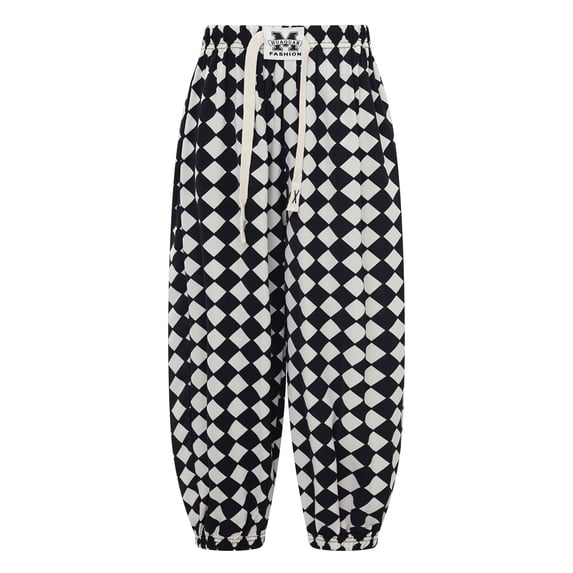 iiniim Little Kids Girls Boys Loose Boho Harem Pants High Waist Hippy Baggy Trousers Pants Summer Type D 160