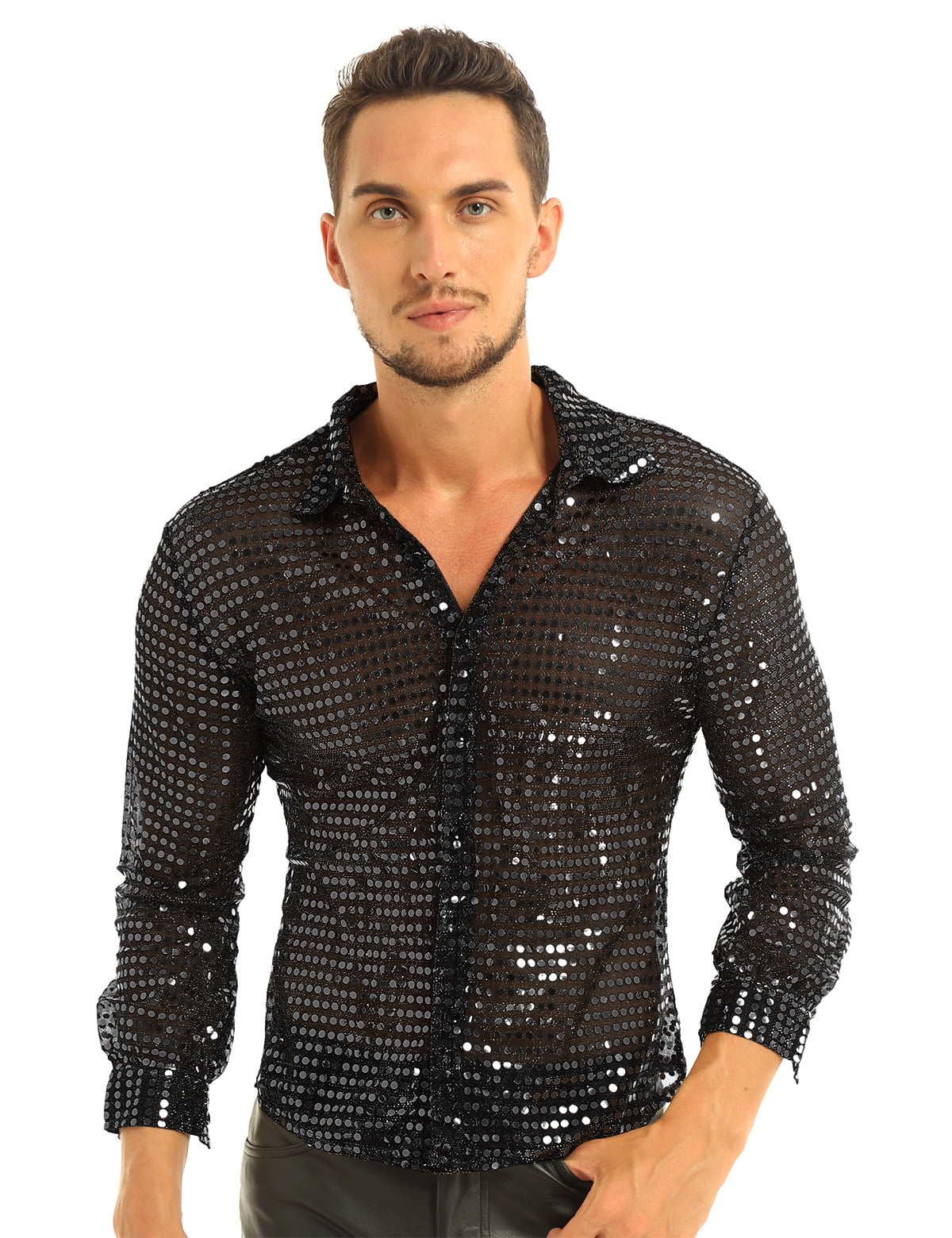 70s sequin top