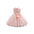 thumbnail image 1 of iiniim Toddler Baby Girls Christmas Dress Snowflake Print Wedding Party Dresses Special Occasion, 1 of 7