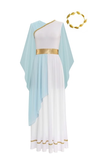 grecian dress style Dance Sophisticates or soft pastel shades to match your goddess persona Goddess Dress Women's Ancient Greek