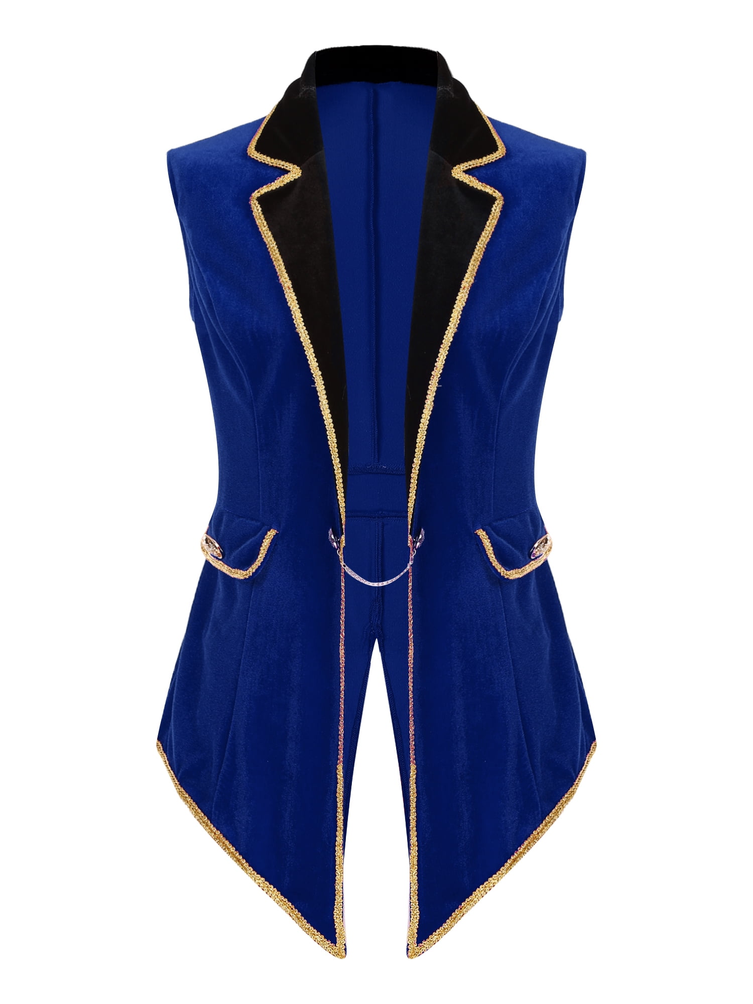 iiniim Women's Circus Ringmaster Vest Costume Rave Festival Lion Tamer ...