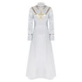 thumbnail image 1 of iiniim Womens Church Robe Gown Priest Long Sleeves Maxi Dress Halloween Costumes White L, 1 of 7