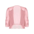 thumbnail image 1 of iiniim Womens Half Sleeve Chiffon Open Bolero Shrug Cardigan Casual Party Dress Cover Up Outerwear, 1 of 7