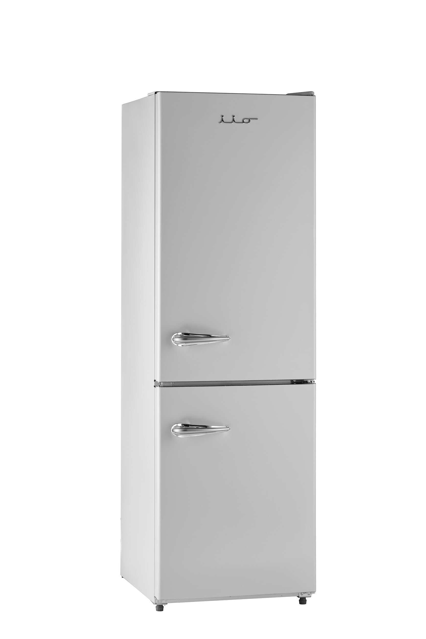 iio 11 Cu. Ft. Retro Refrigerator with Bottom Freezer in White (Right