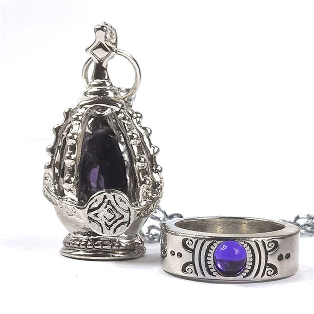 iirukaa Anime PMMM Akemi Homura Necklace Ring Soul Gem Necklace