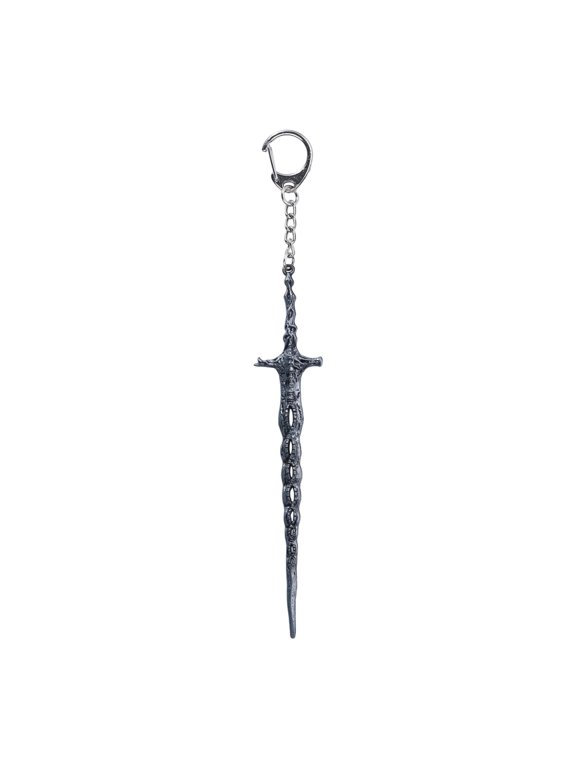 Game ER Keychain Sacred Relic Sword Keychain Weapon Cosplay Pendant Ornament Game Props Accessories Merch Creative Lightweight for Fans