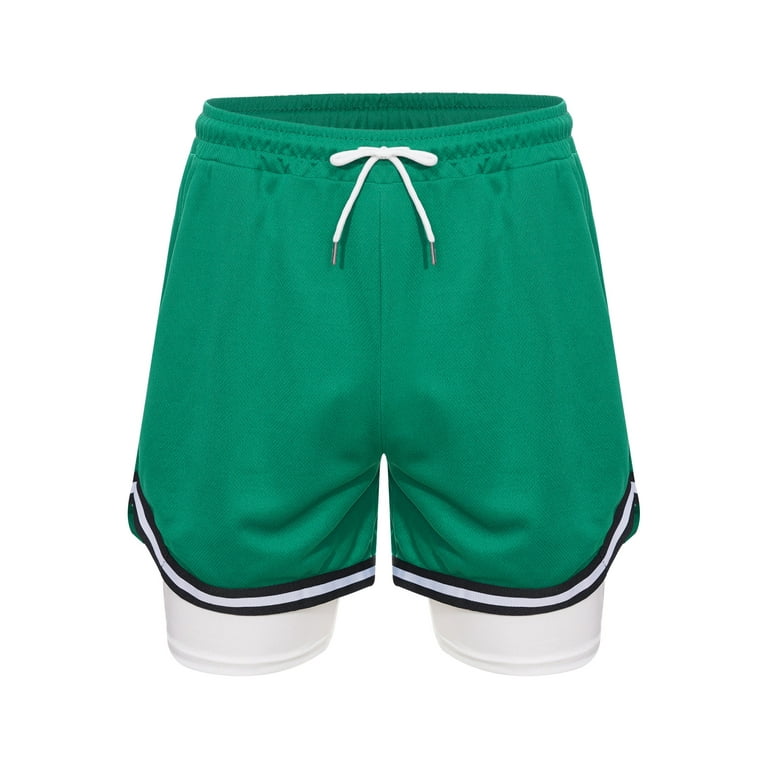 Boys green basketball shorts on sale