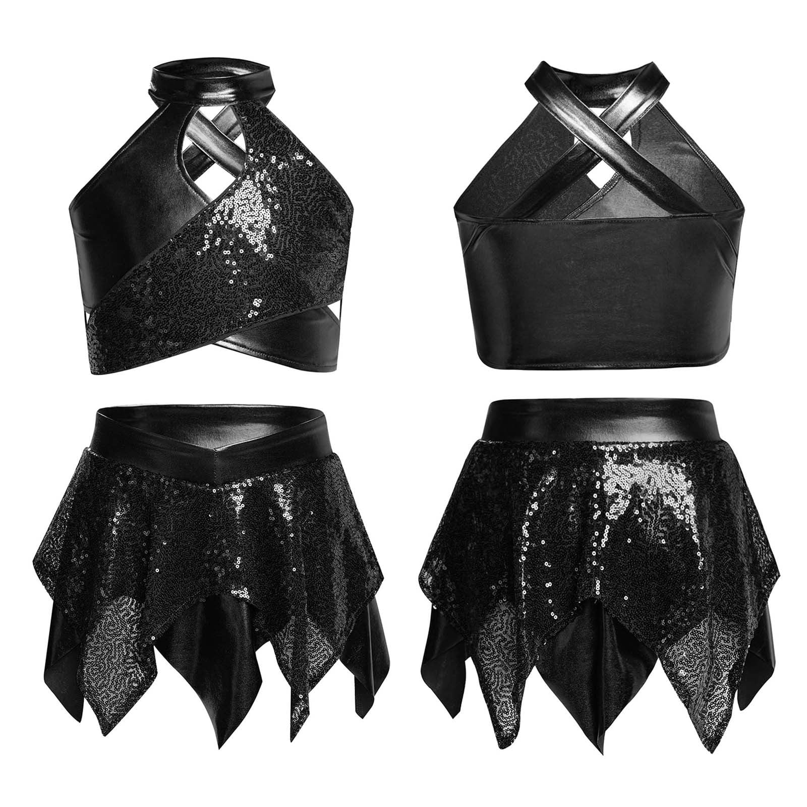 Applause Youth Tank Dance Dress (Black) main image 0