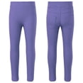 thumbnail image 1 of iixpin Girls Kids Stretch Footless Legging Gymnastic Leotard Yoga Workout Dance Tights Pants Athletic Trousers Purple 9-10, 1 of 7