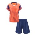 thumbnail image 1 of iixpin Kids Boys Football Team Uniform Short T-Shirts and Shorts Set Workout Sportwear Active Wear Orange 11-12, 1 of 7