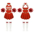 iixpin Kids Girls Cheer Leader Costume Carnival Halloween Fancy Dress