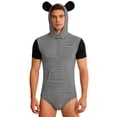 thumbnail image 1 of iixpin Men Nightwear Cosplay Party Sleep Wear Casual Wear Casual Look Wedding Outfit Pajamas Loungewear Black L, 1 of 6