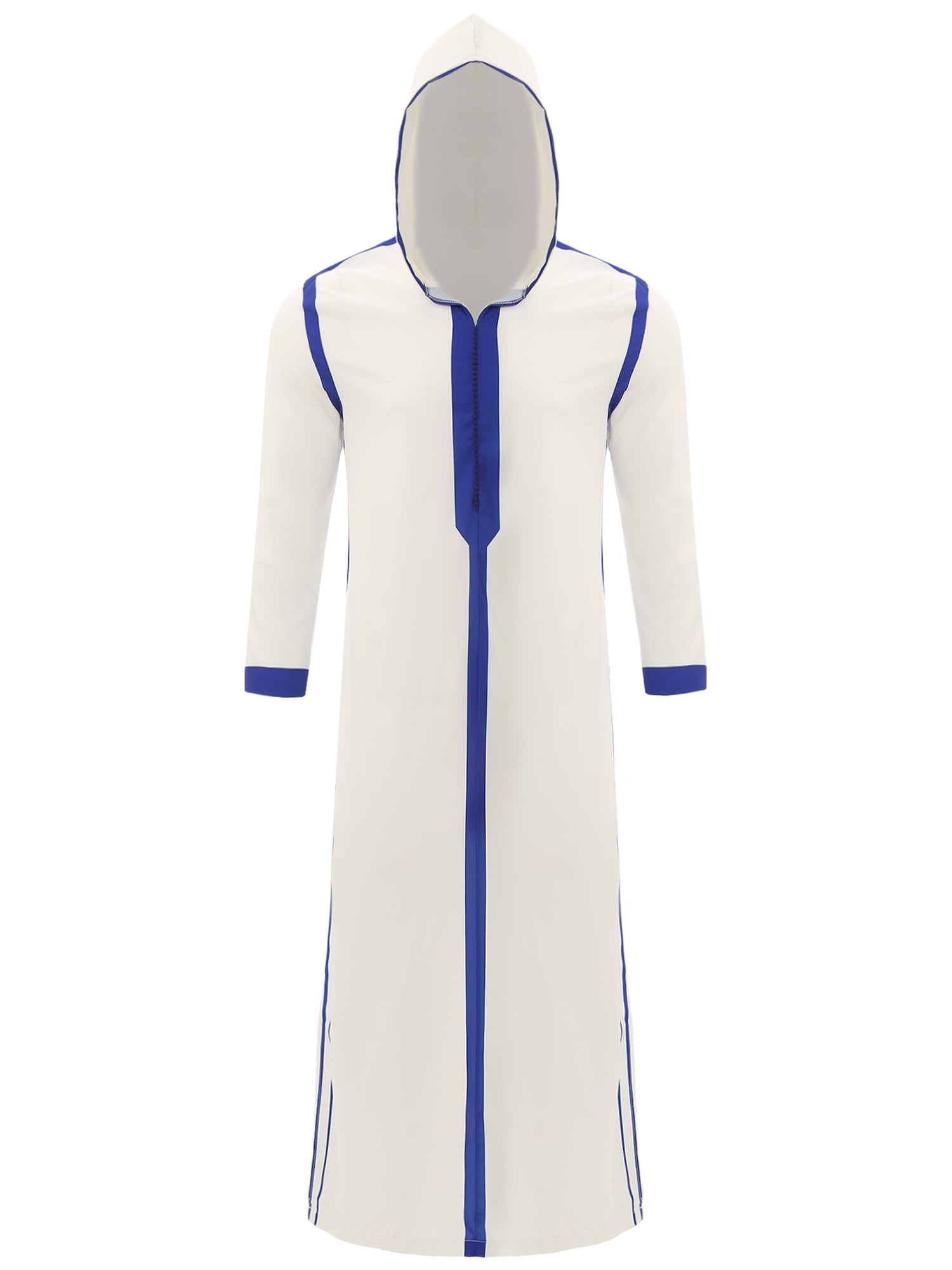 Middle Eastern Ventilation Robe iixpin Men's Muslim Hooded Robes Kaftan Thobe Saudi Arabic Middle East ...