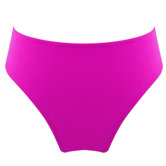 iixpin Swim Brief for Kids Girls Solid Bikini Triangle Bottoms Swimsuits Underpants Gymnastics Dance Sporty Shorts Hot Pink 8
