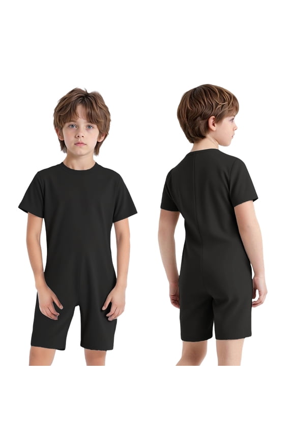 Unisex Kids Special Needs Outfits Adaptive Wear Sensory Friendly Clothes Park Outing Comfortably Clothing Black 6