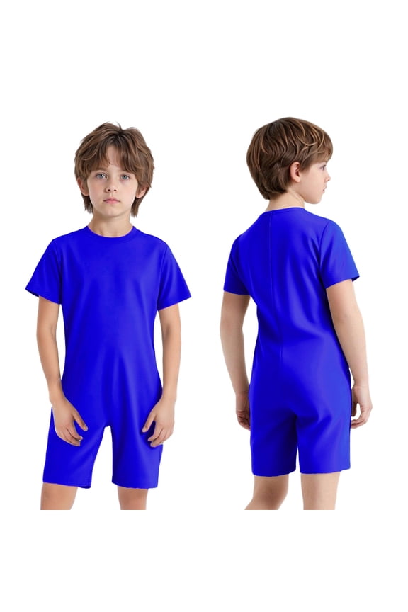 Unisex Kids Special Needs Outfits Adaptive Wear Sensory Friendly Clothes Park Outing Comfortably Clothing Royal Blue 6