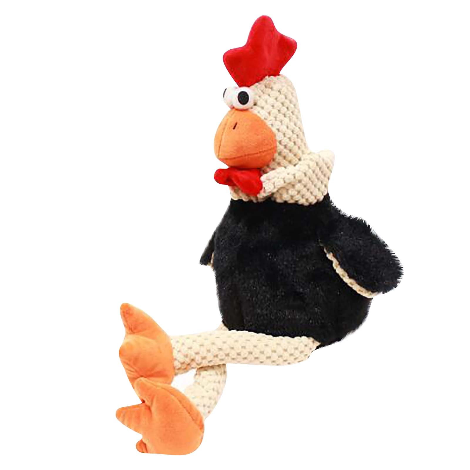 iju7gthy Halloween Chicken run Away Stuffed toy gift crosseyed doll