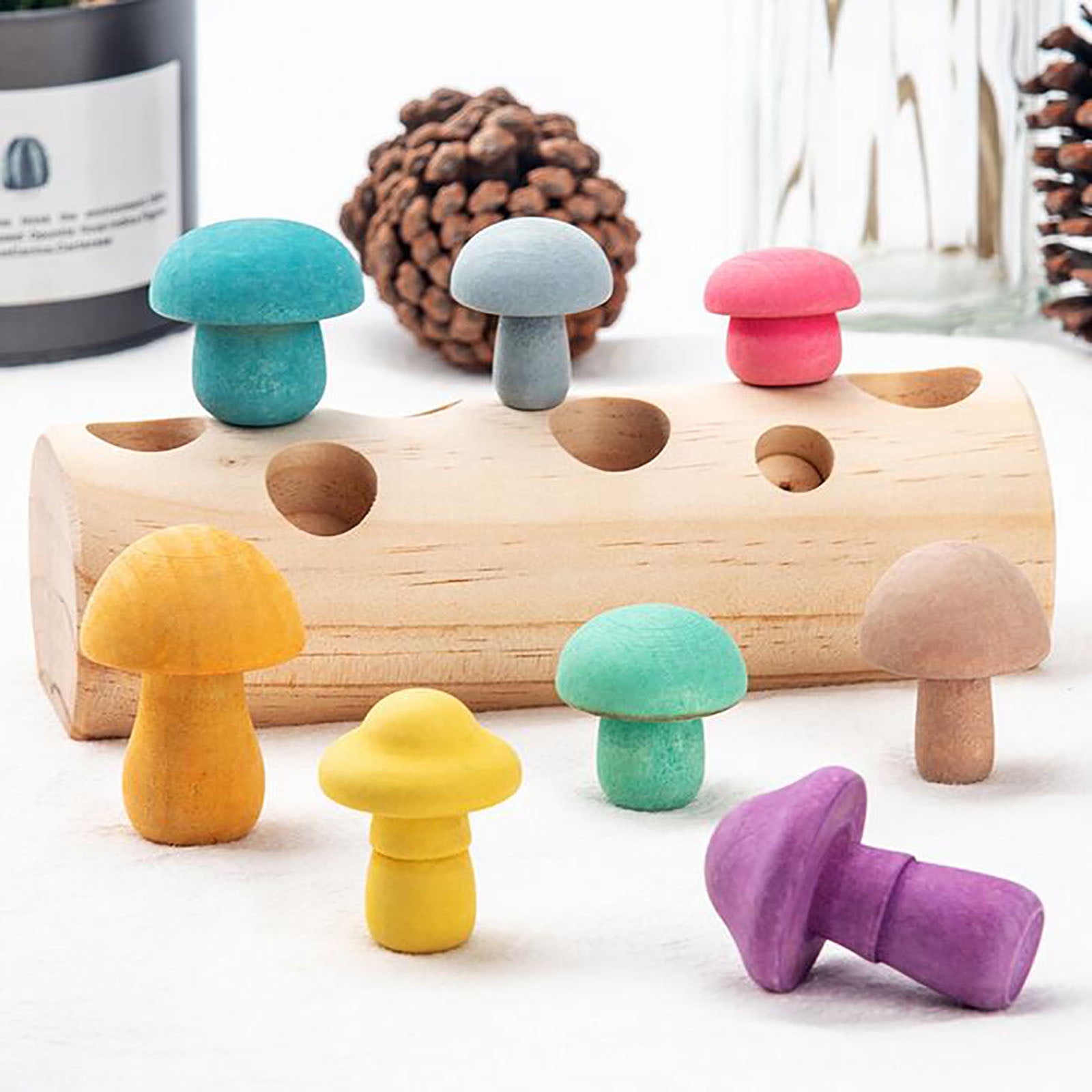 iju7gthy Halloween Toys for 1 2 3 Year Old Boys and ,Wooden Educational