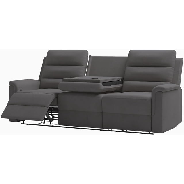 ijuicy 3-Seater Reclining Sofa with 2 Cup Holders,Sofa Recliner with ...