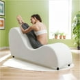 thumbnail image 1 of ijuicy S Curved Yoga Chair for Adults, Velvet Chaise Lounge Indoor for Yoga, Ergonomic Tantric Chair, Modern Yoga Chaise Lounge for Stretching, Relaxation,Exercise, 60D x 18W x 27H Inch-Beige, 1 of 16