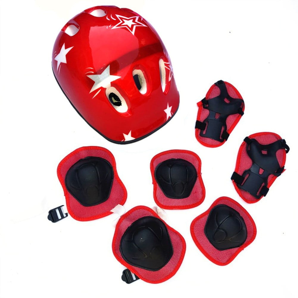 ikailun 7 In 1 Kids Toddlers Helmet And Knee Elbow Wrist Pads For 516
