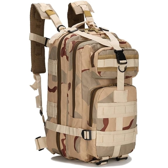 ikasus Large Multi Function Backpack for Men Camping Hiking Portable Medical Lifesaving Idea First Aid Bag Multifunctional Medicine Travelling Trekking Daypack Bug Out Bag Jungle Camouflage5