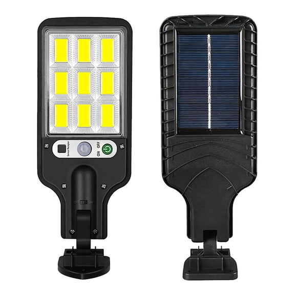 ikaufen Solar Lights Outdoor, Motion Sensor Security Lights with 3 Lighting Modes Solar Powered LED Wall Lights IP65 Waterproof and Durable for Garden, Yard, Porch (1 Pcs)
