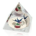 thumbnail image 1 of ike & zelda carpe-diem-tattoopy carpe diem tattoo design on 2 in. k9 quality optical grade crystal pyramid, 1 of 1