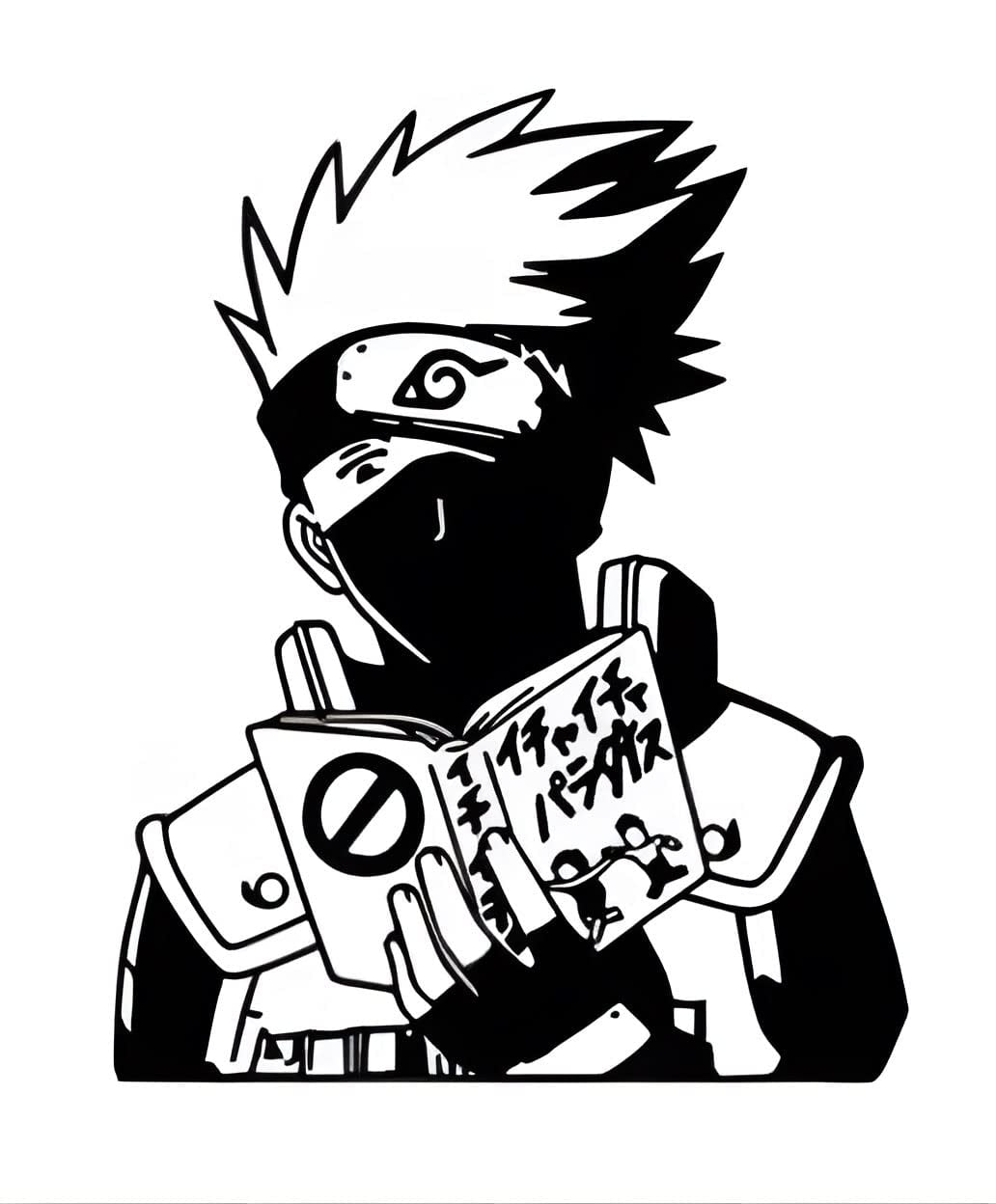 ikigomuHatake Kakashi Anime Decal Sticker for Car//Truck/Laptop