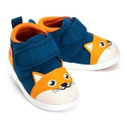 ikiki Fox Squeaky Toddler Shoes | Deep Blue