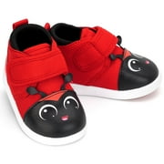 ikiki Ladybug Squeaky Toddler Shoes | Red