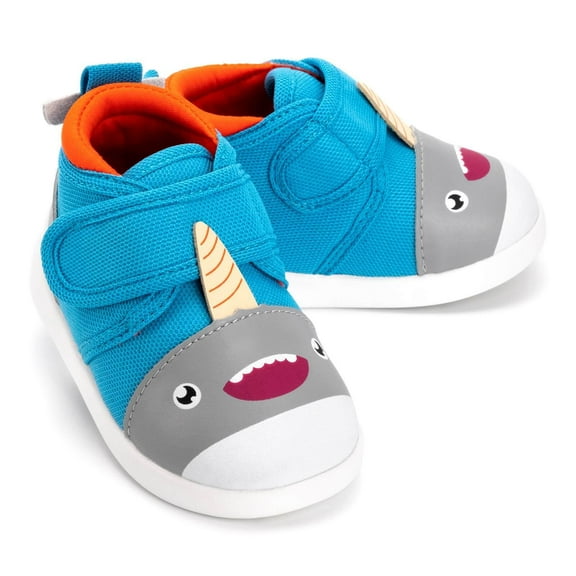 ikiki Narwhal Squeaky Toddler Shoes | Blue