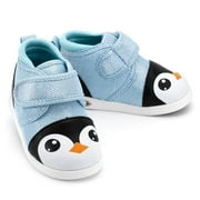 ikiki Penguin Squeaky Toddler Shoes | Sparkly Blue