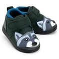 thumbnail image 1 of ikiki Raccoon Squeakerless Toddler Shoes | Gray, 1 of 10