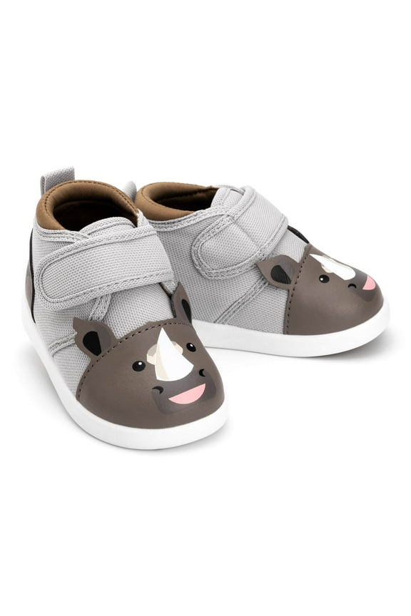 Rhino Squeaky Toddler Shoes | Gray