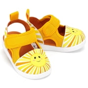 ikiki Sunshine Squeaky Toddler Sandals | Yellow