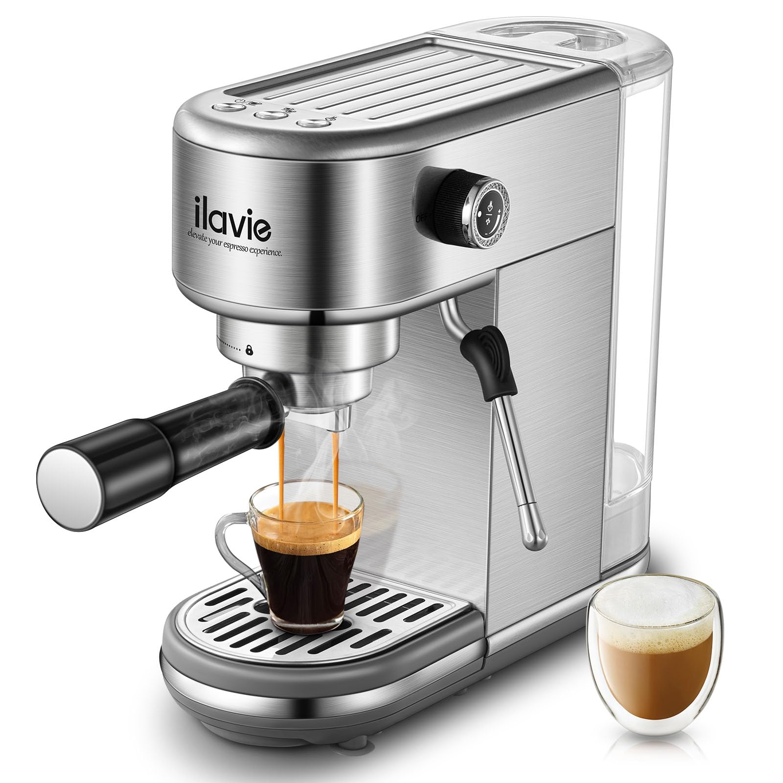 Espressione Stainless Steel Combination Espresso Machine & 10 Cup Drip