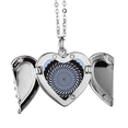 thumbnail image 1 of illusion line repeat ripple angel wings necklpendant fashion, 1 of 4