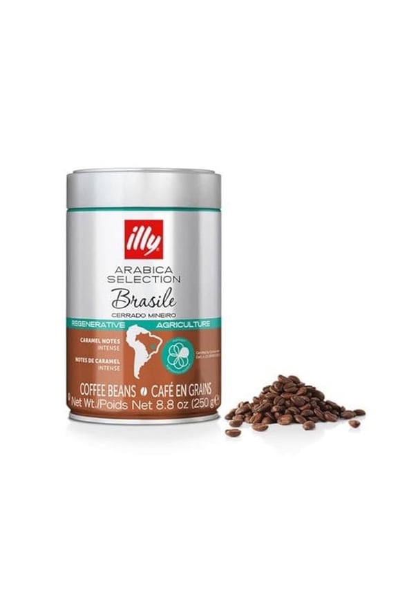 Whole Bean Coffee, Arabica Selections, Brasile Cerrado Mineiro, Regenerative Agriculture, 8.8 oz