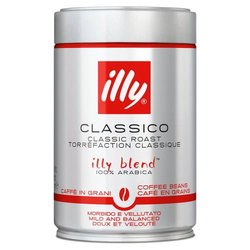 illy Classico Roast Coffee Beans 250g, British Import (Pack of 2)